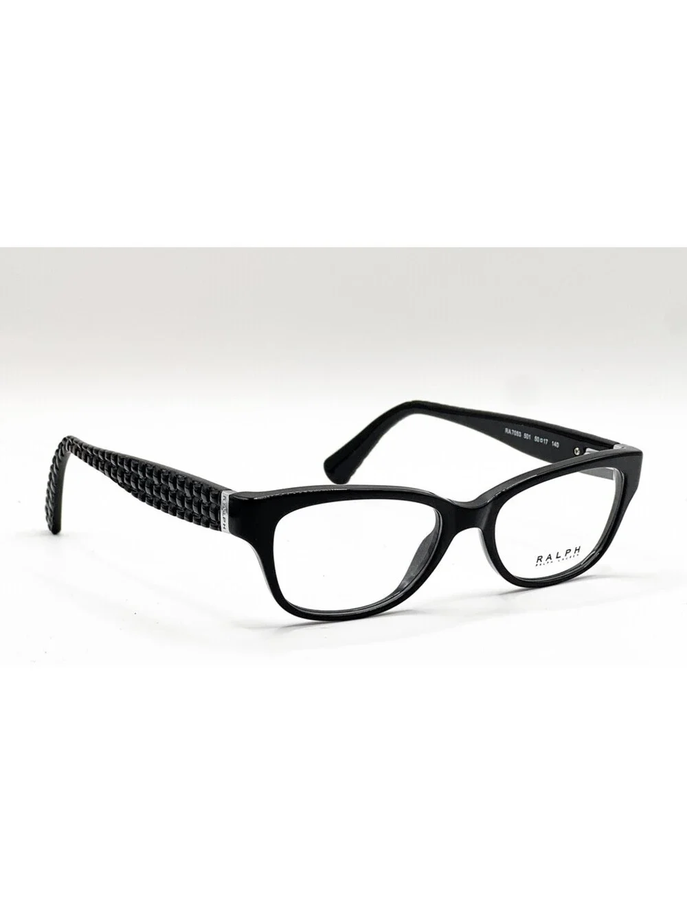 Ralph Lauren RA 7053 501 Black Cat Eye Authentic Eyeglass Frames 50-17
